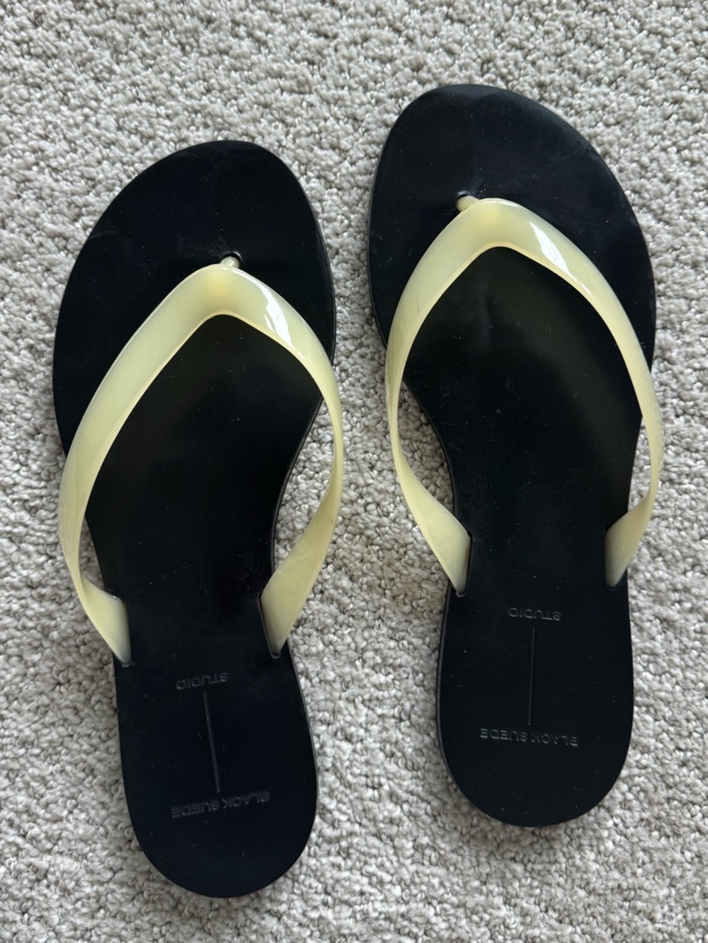 Black Suede Studio Jeli Sandal